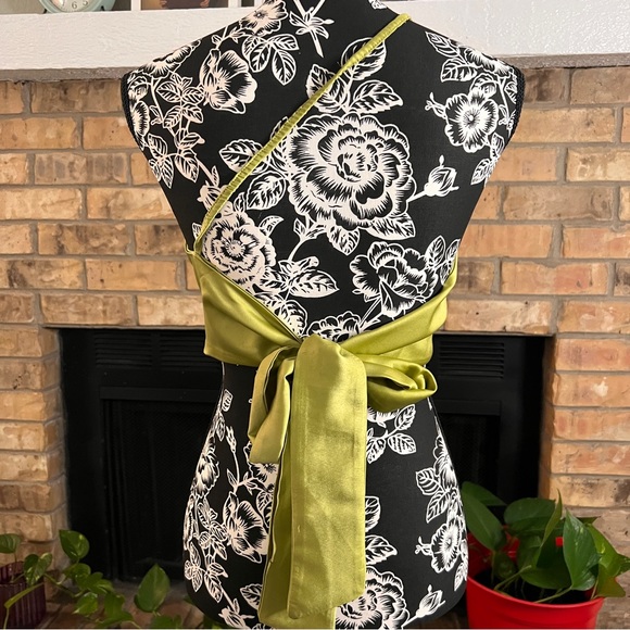 Shein Women Tops Sexy Plain One Shoulder null Olive Green & Blue NWOT - Picture 3 of 12